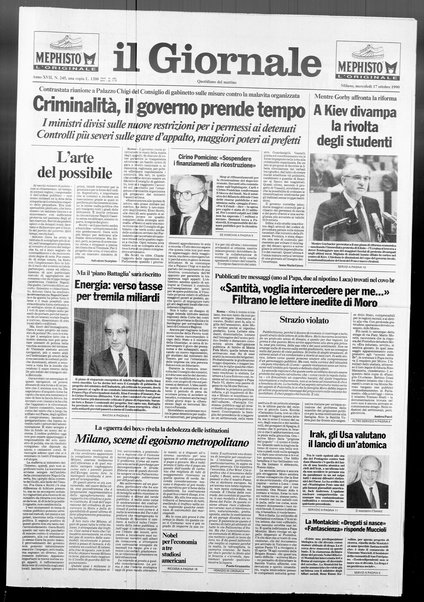 Il giornale : quotidiano del mattino